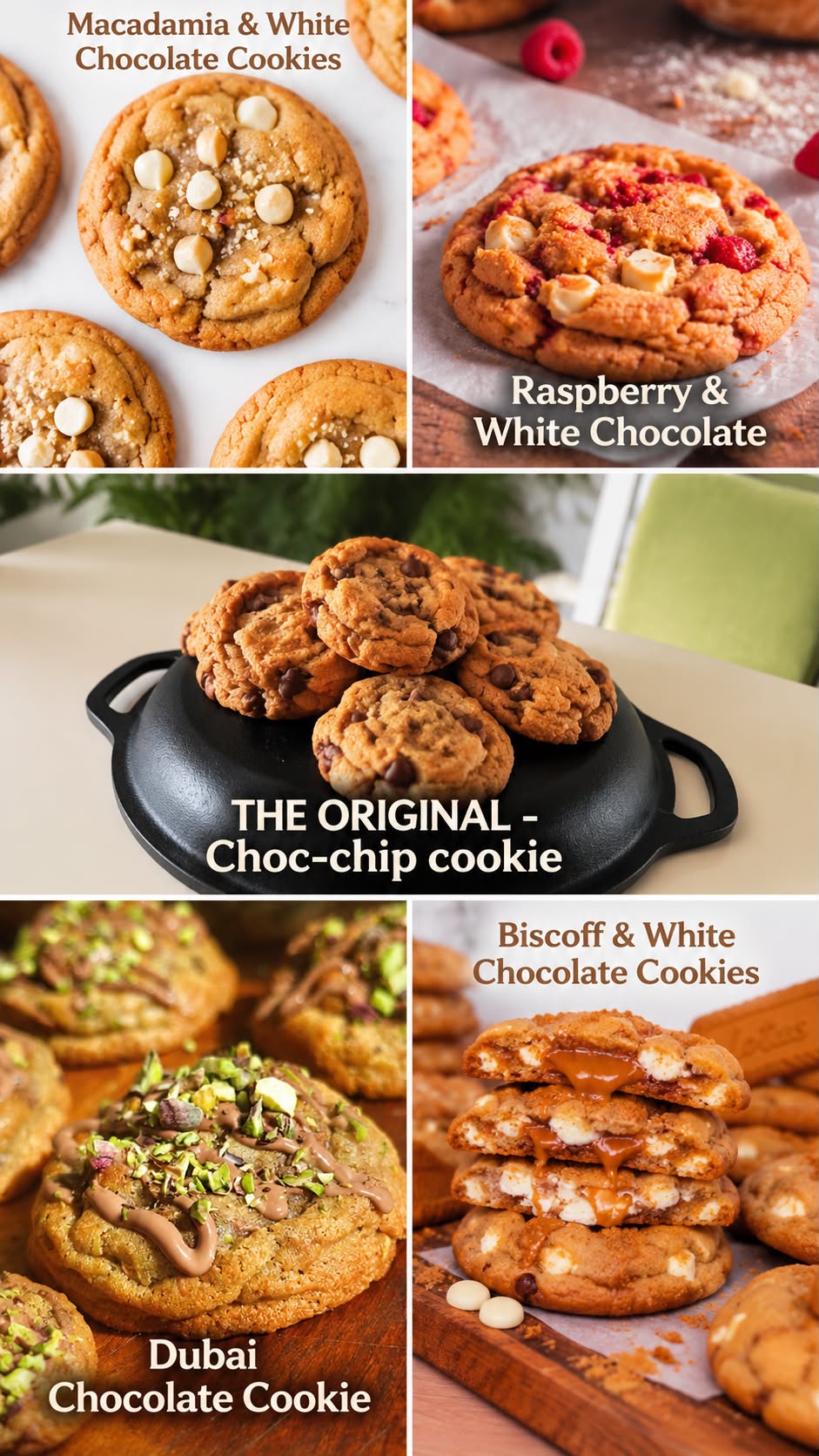 Brown butter sourdough cookies - PICK YOUR FLAVOUR!