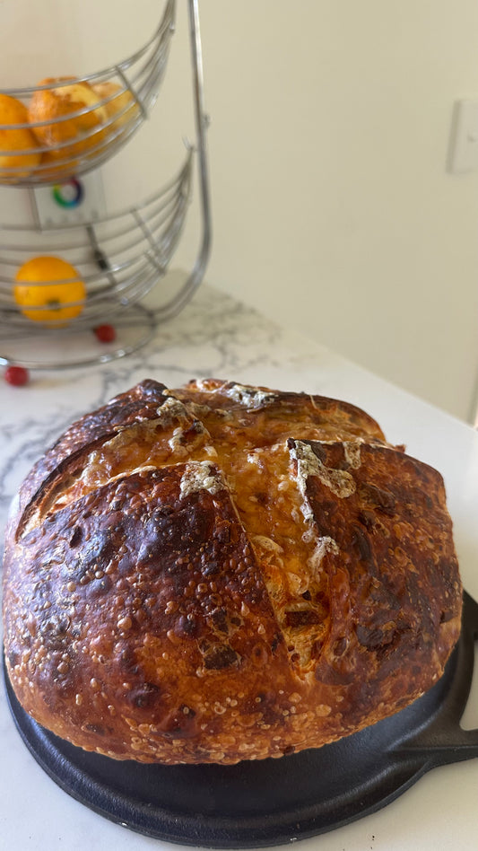 Smoked cheese & caramelized onion