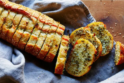 Sourdough roasted garlic bread