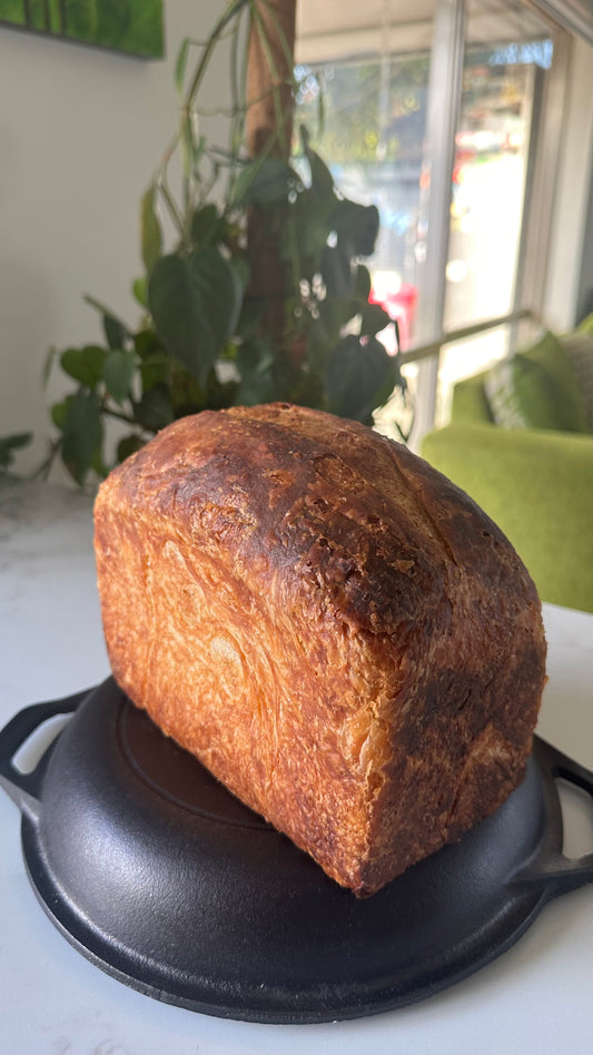 Ham & cheese croissant bread