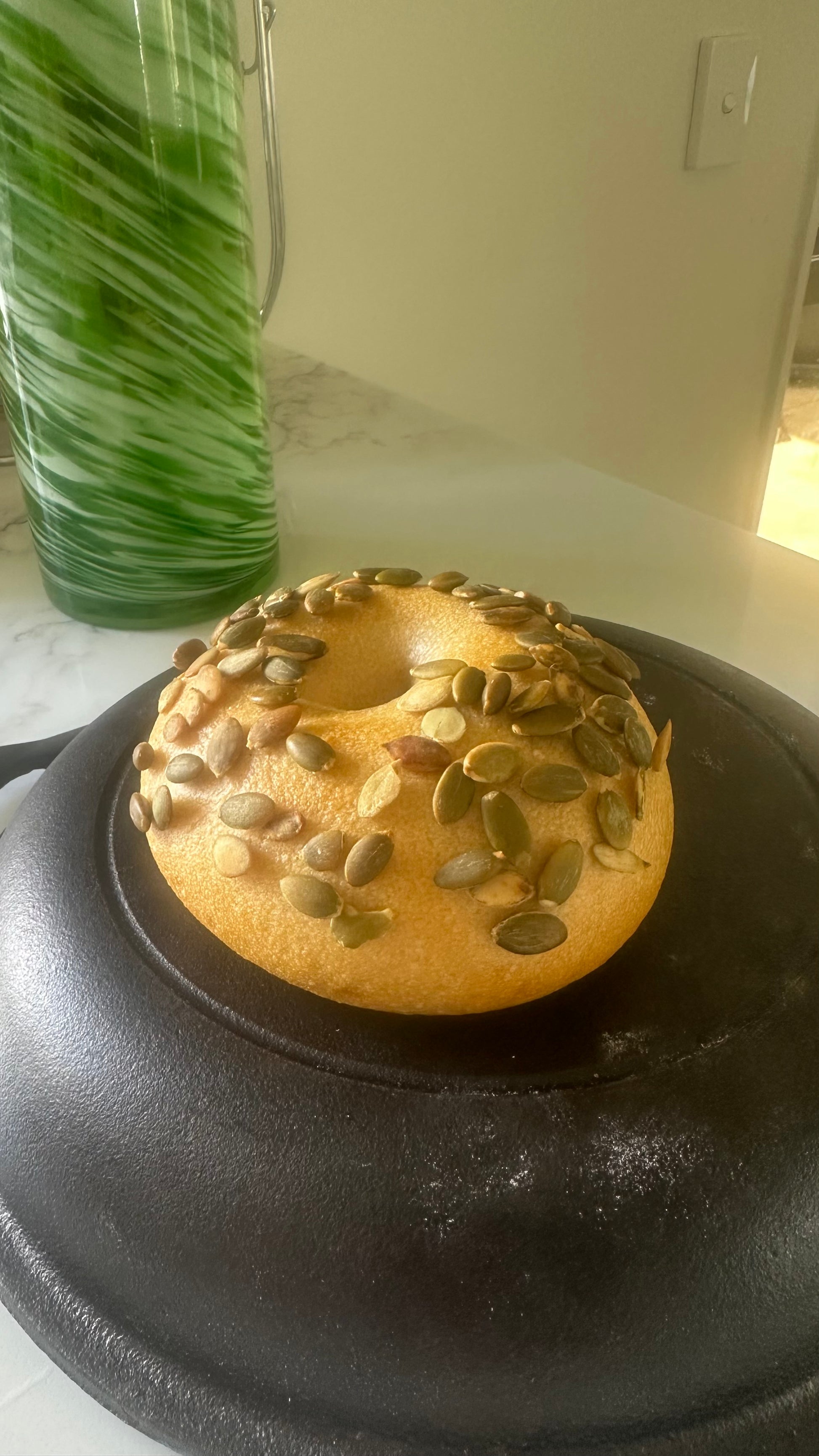 Pumpkin seed topping