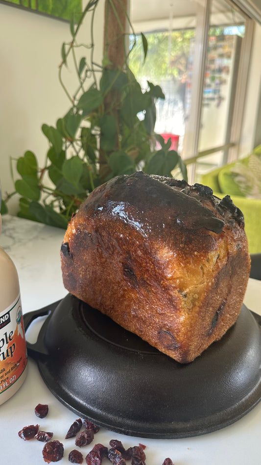 Orange, Maple & Cranberry sourdough