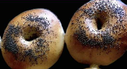 Poppy seed topping