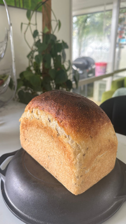 Rye & caraway seed sourdough